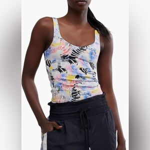 Floral Print Women's Tank Top